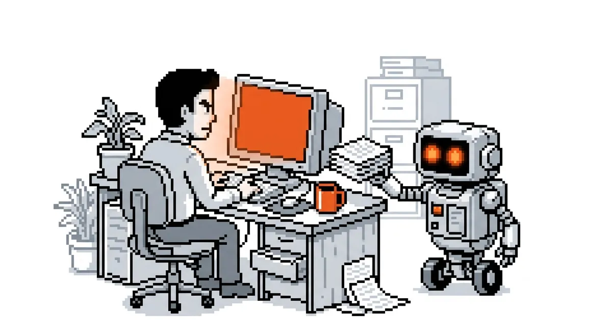 Recruiter e robot AI analizzano documenti